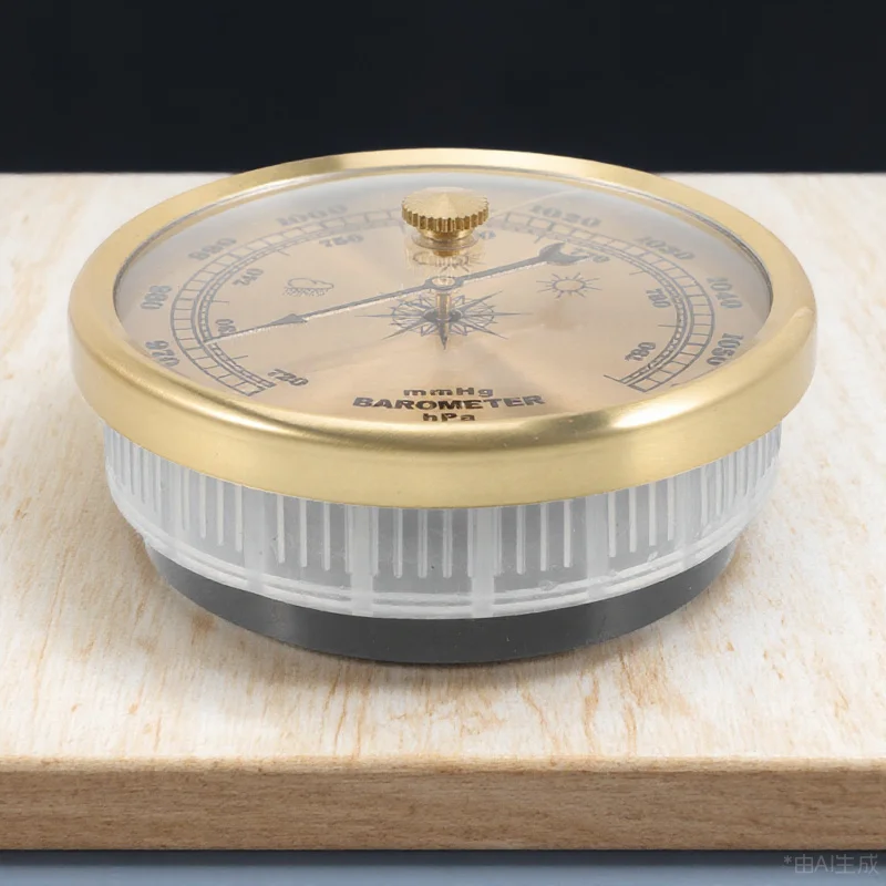 

Aneroid Barometer Metal Dial Type Adjustable For Home Indoor Outdoor Wall Mounted Garden Office Use High Precision