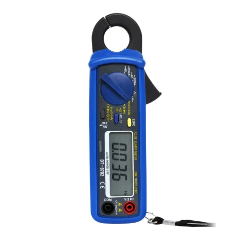 

DT-9702 Handheld Small Jaw Clamp Meter AC Leakage Tester AC/DC High-precision Multimeter Digital Clamp Meter