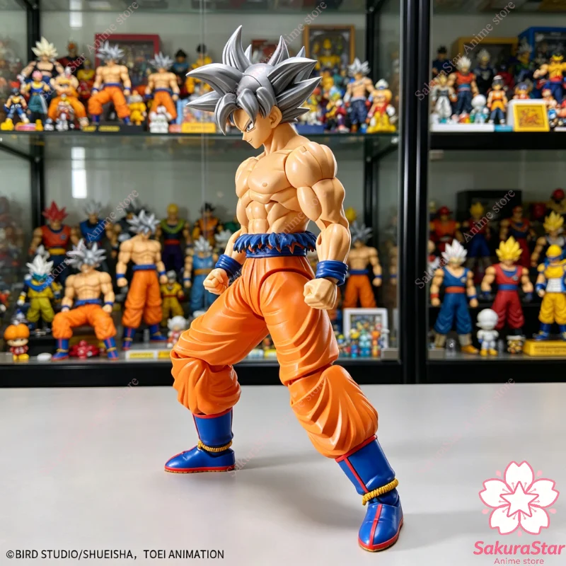 

В наличии: Оригинальная фигурка Bandai Figure-rise Standard Dragon Ball Son Gokou Ultra Instinct, коллекционная модель аниме-фигурки, игрушка.