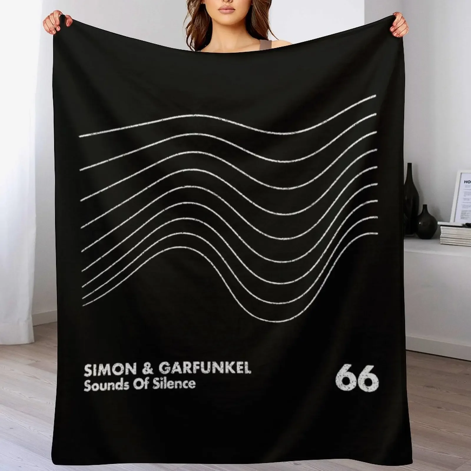 Simon & Garfunkel _ Sounds Of Silence Throw Blanket Flannel Fleece Soft Warm Throw Blanket