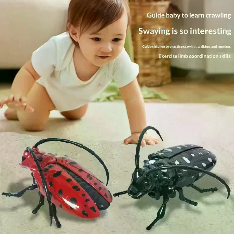 3Pcs Set Wind Up Insect Toys Small Size Clockwork Prank Fidget Gadgets for Kids Birthday Party Goodie Bag Fillers