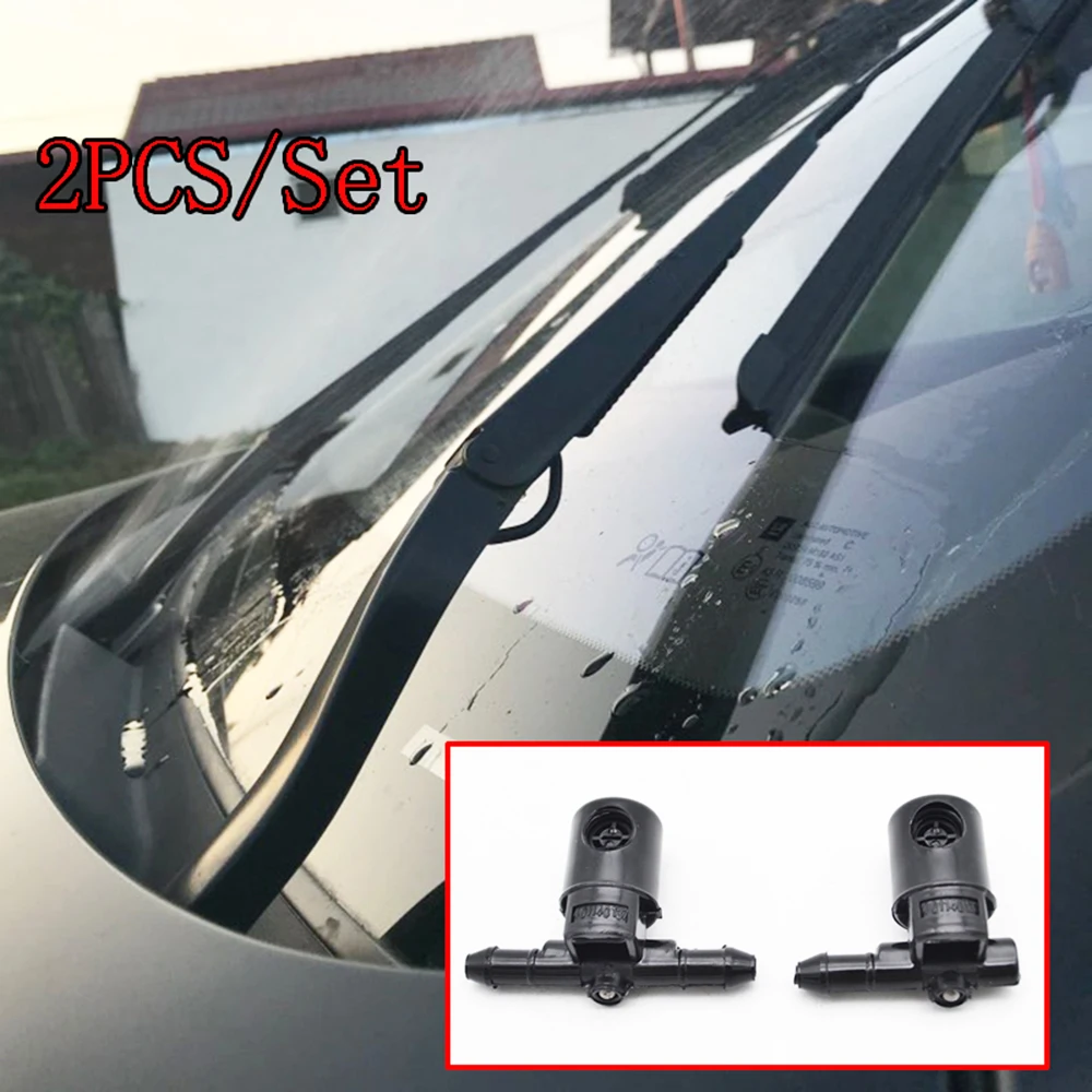 APKTNKA X2 Front Windscreen Wiper Washer Jet Spray Nozzle For Opel Insignia A Astra J G Combo C Corsa C Tigra B Zafira A