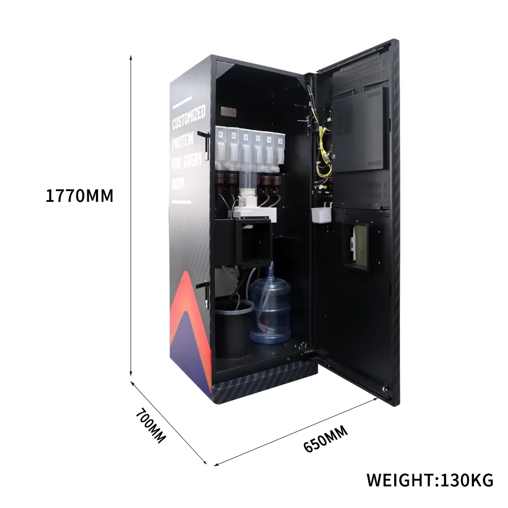 Protein Vending Machine with Protein Powder, Meal Replacement Shakes, Electrolyte Water