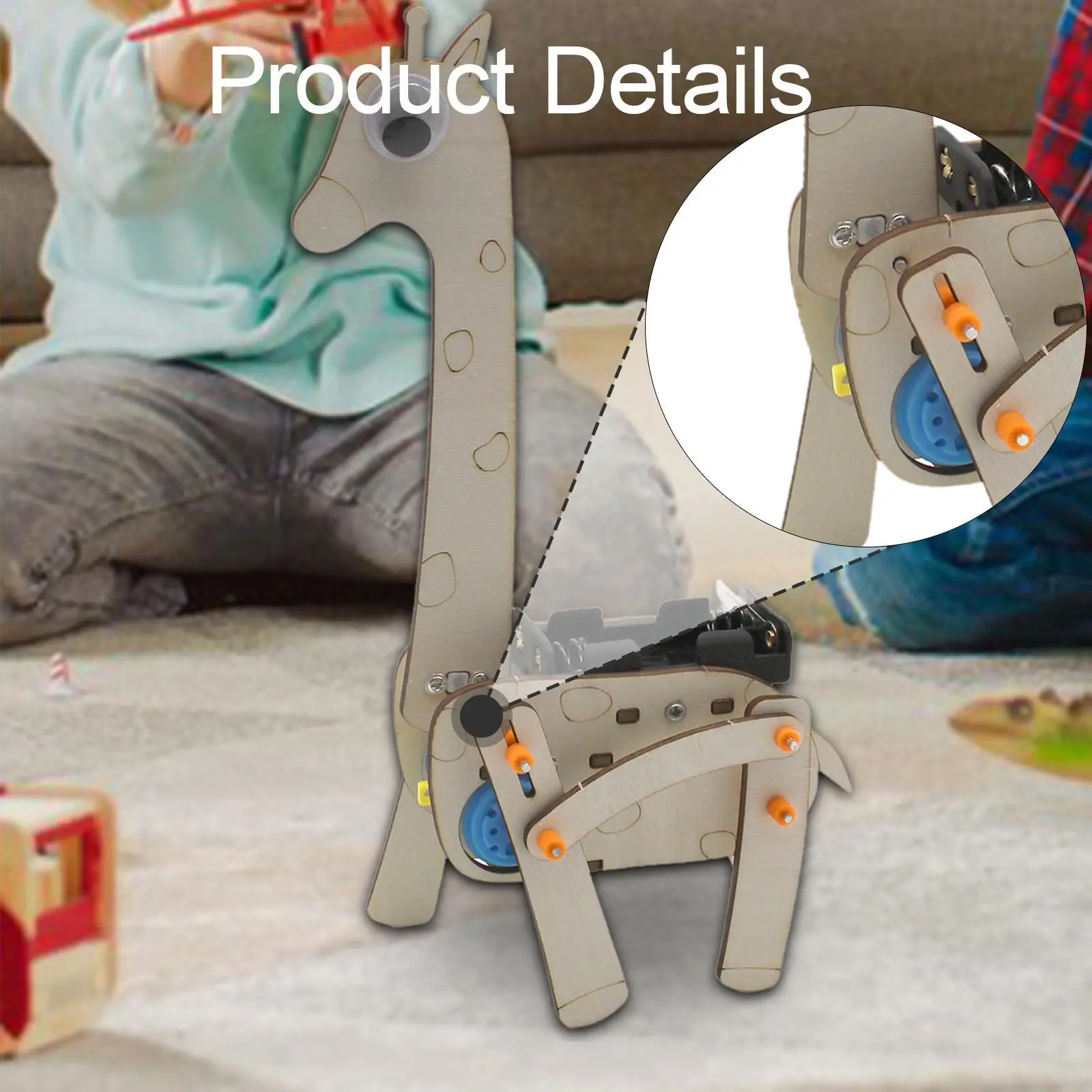 3D Wooden Puzzle DIY Craft Fun Jigsaw Toys Self Assemble Ornament Learning Handmade Educational Puzzle Kids Hobbyist Teens