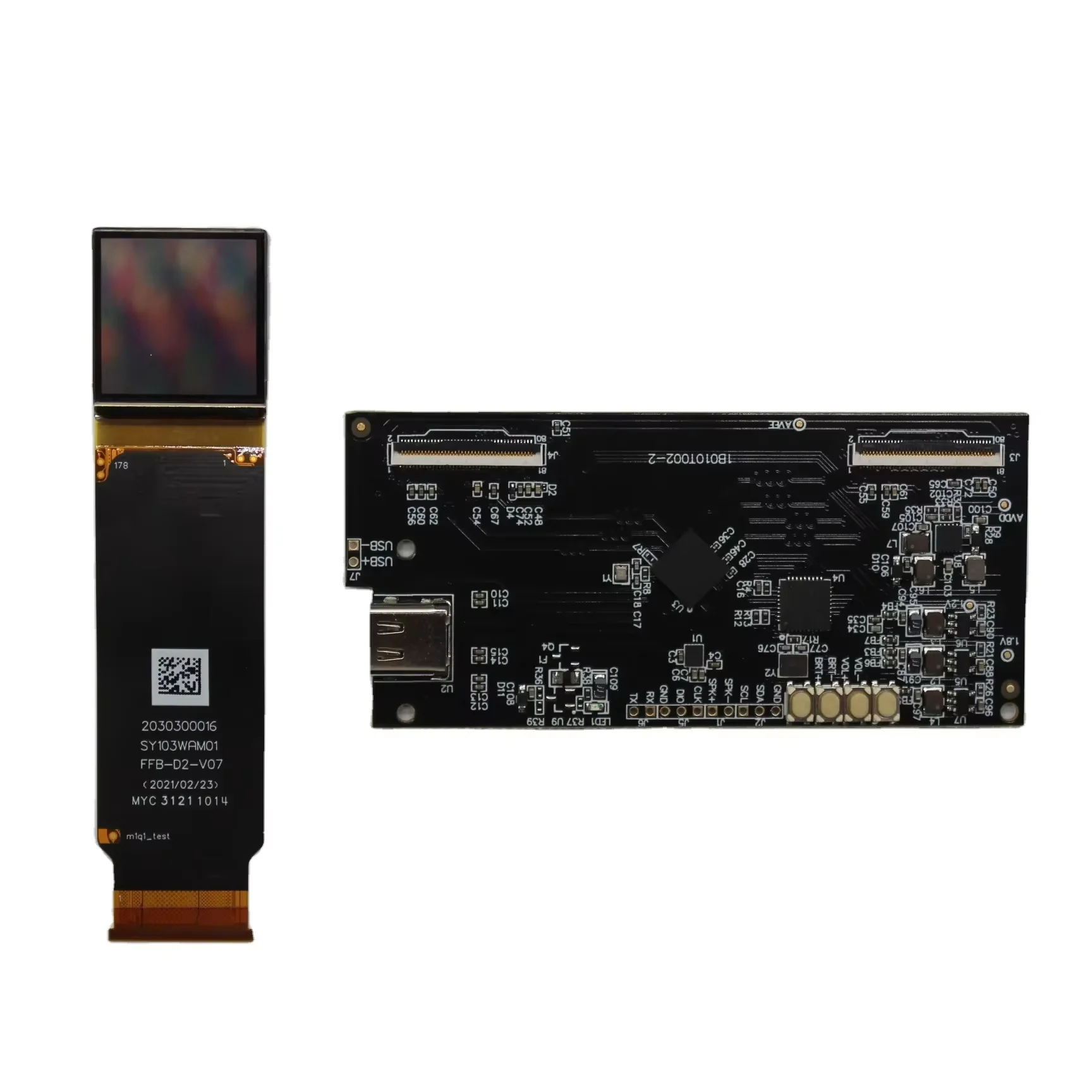 شاشة TDO 1.03 بوصة 2560*2560 1800nits Mipi Full RGB Head-up Display (HUDs) شاشة صغيرة لأجهزة Ar يمكن ارتداؤها #6