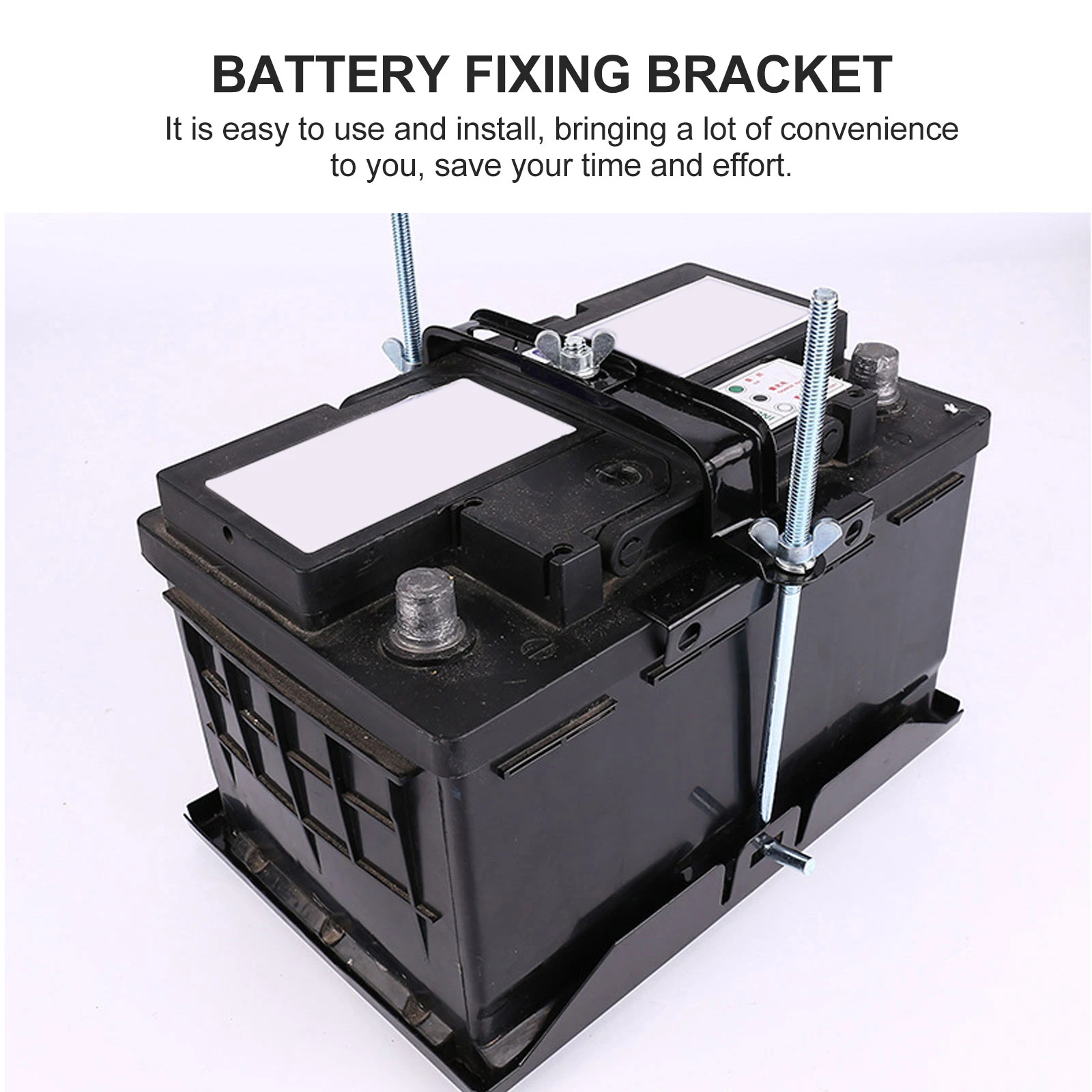 

1 set 1 Set Car Bracket Durable Anti-Rust Auto Supporter Heavy Duty Storage Rack Vehicle Bracket Fixing Holder