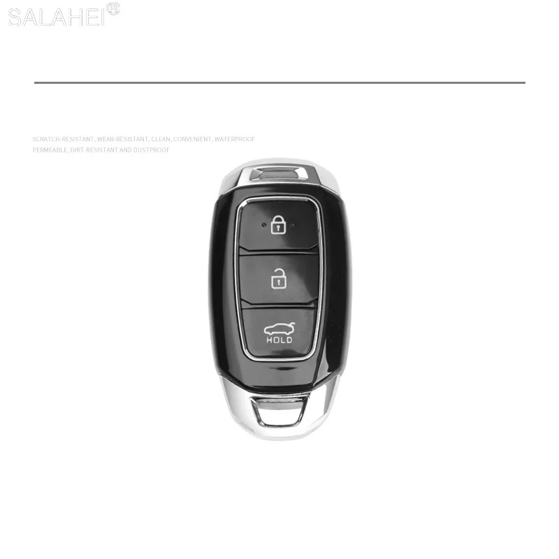 Car Key Cover Case Shell Bag For Hyundai I30 Ix25 Elantra Kona Solaris Azera Grandeur LG TM Santa Fe Accent Palisade Accessories