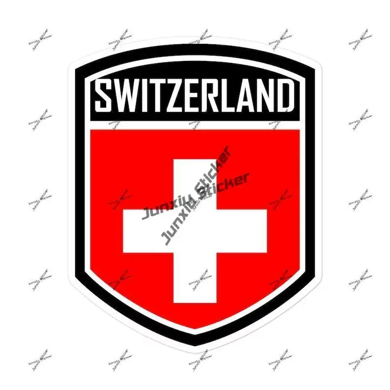 

Switzerland Flag Emblem Stickers Add A Touch of Switzerland To Your Belongings Vinyl Waterproof Badge Decals PVC Accessories