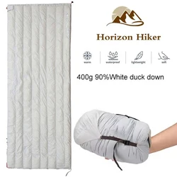 Lightweight Backpacking Sleeping Bag Waterproof Duck Down Sleeping Bag  for Outdoor Adventures，Camping Quilt