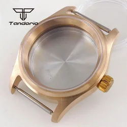 36mm Solid Cusn8 Bronze 20Bar Pilot Watch Dive Case Sapphire Glass Screw Crown Fit NH35 NH36 NH34 ETA2824 PT5000 ST2130 Movement