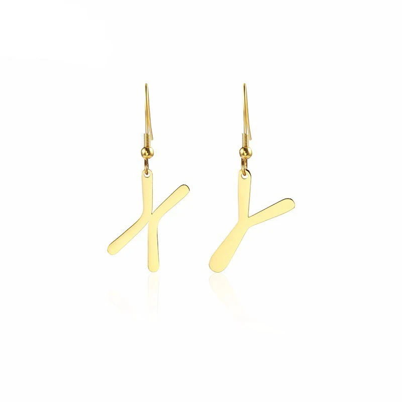 Stainless Steel Science Chromosome Drop Earring DNA Molecular Biology Lady Scientists Best Jewelry Gifts