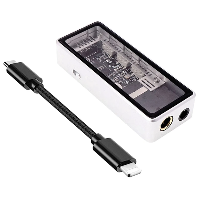 

Ушной усилитель с маленьким хвостом, HIFI, двойной чип CS43131, ушной усилитель, декодер 3,5 4,4 мм, сбалансированная линия (A)