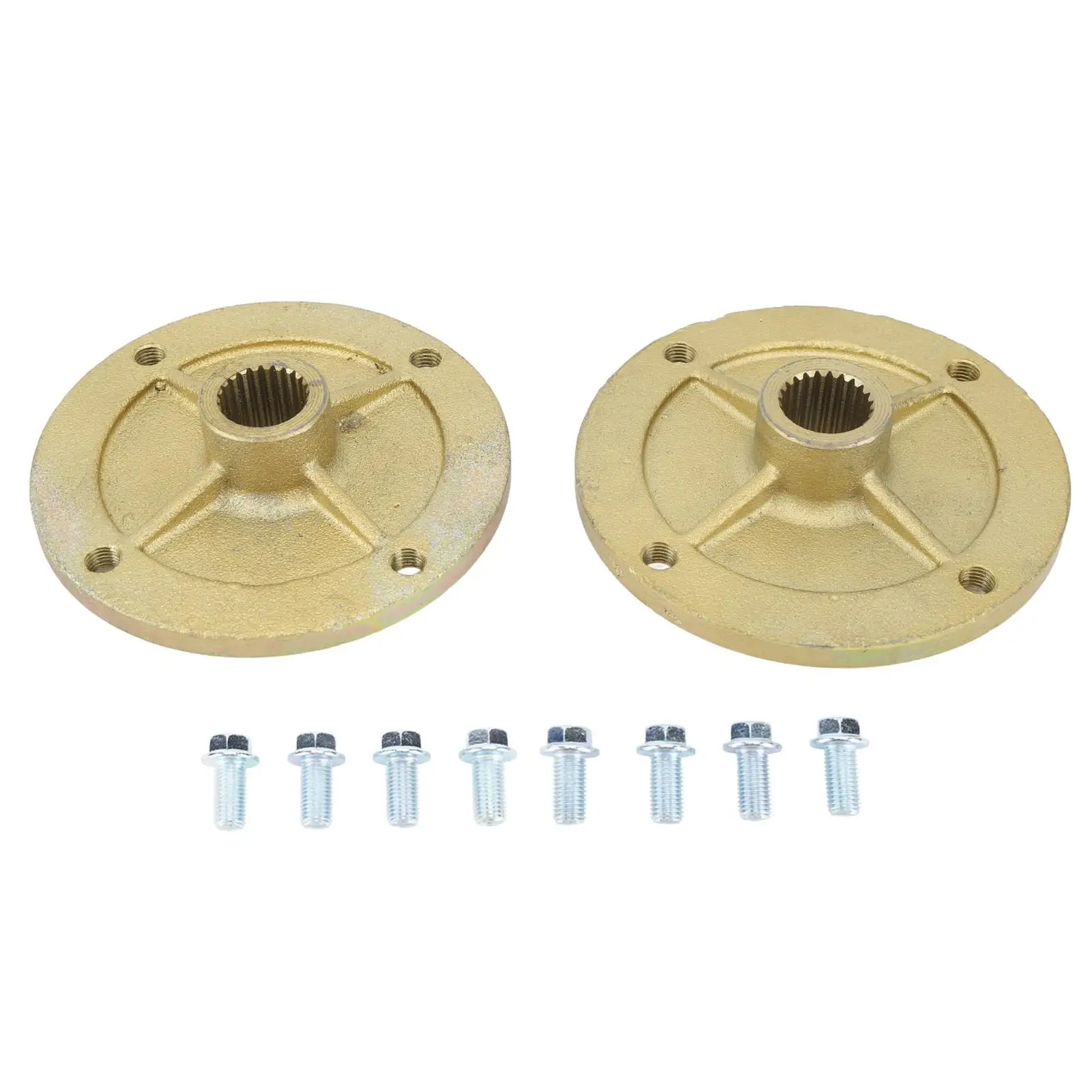 

1 Pair Rear Axle Wheel Hub with M10 Bolts 4 Stud 23T Heavy Duty Fit For 7in 8in Wheels Quad Bike for go kart ATV