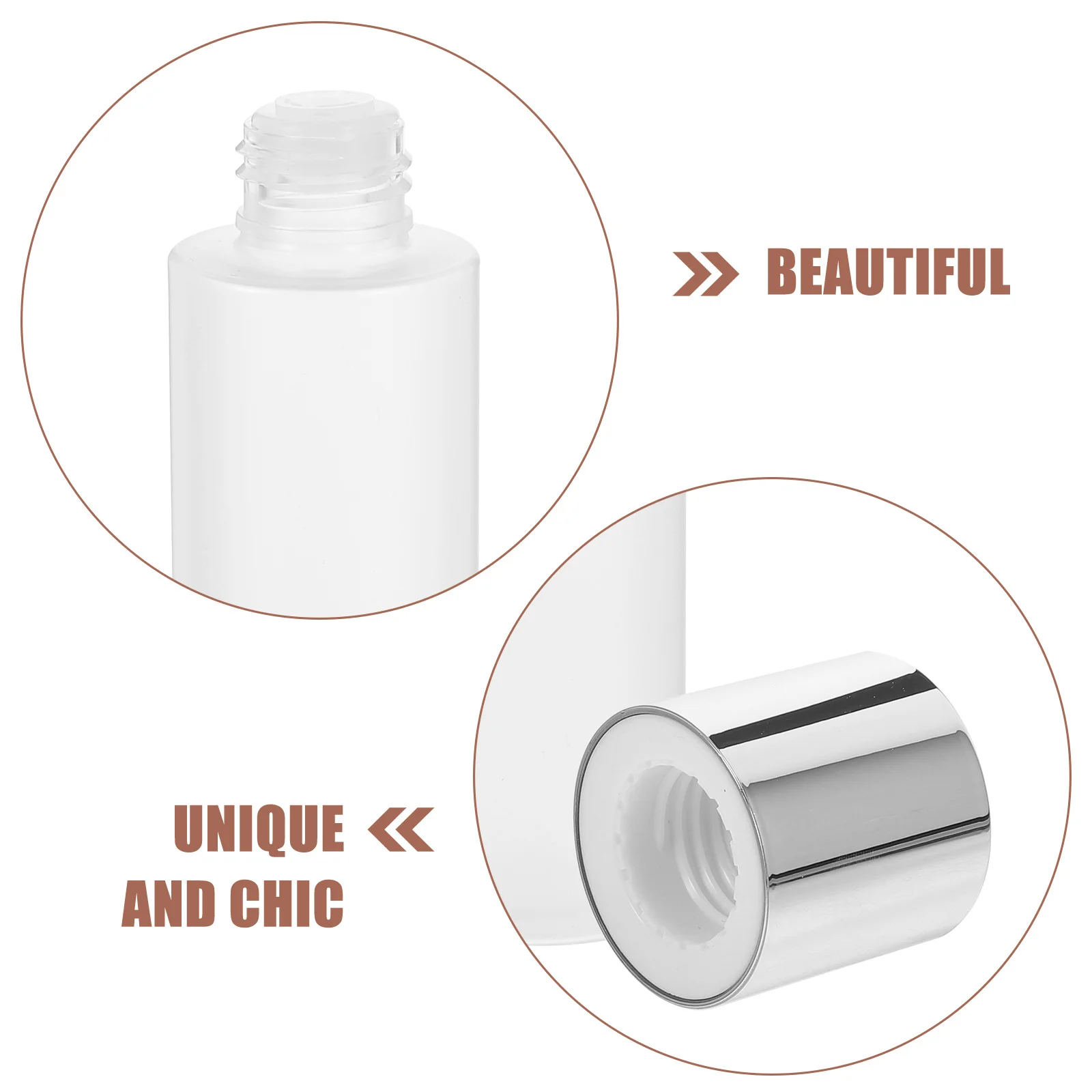 

3pcs 150Ml Refillable Sub Packaging Bottles Empty Dispenser Leak-Proof Travel Toiletries Containers For Lotion Makeup