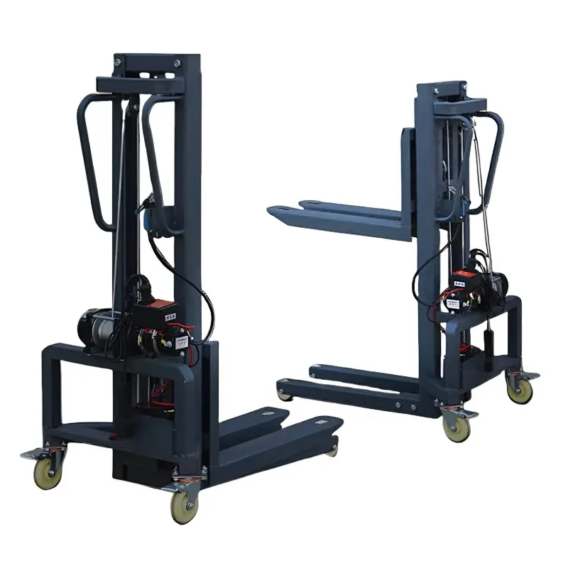 Latest Design Detachable Portable Load 300kg 1.6m Small Forklift Stacker Loading and Unloading Stage Lighting Flight Cases Goods