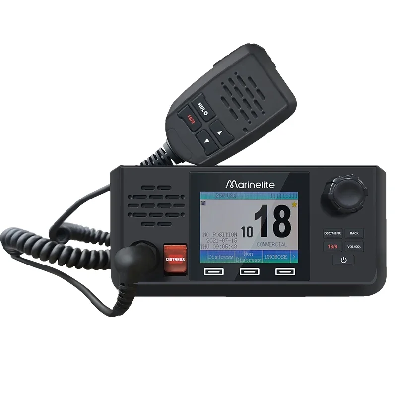 

High Performance 25 Watt VHF Marine Radio with GPS/ AIS for Boats Marine Equipment