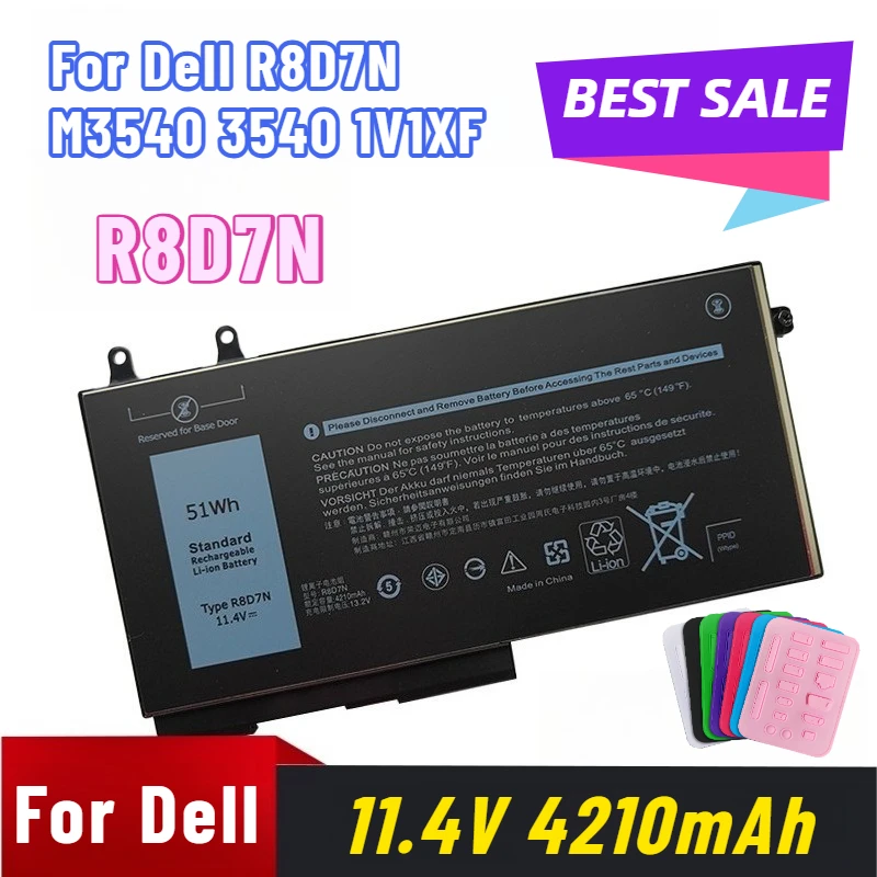 

11.4V 4210mAh for Dell R8D7N M3540 3540 1V1XF Laptop Battery