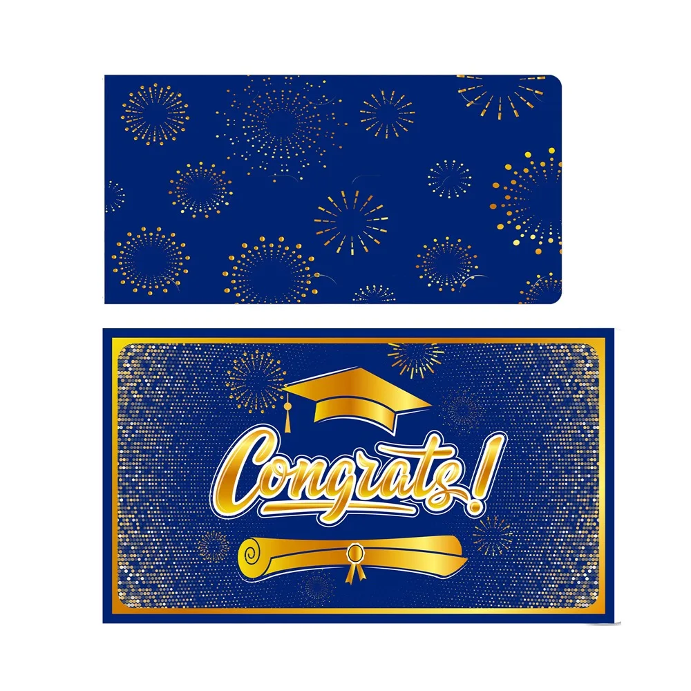 

Traditional Graduation Money Holder Paper Best Wishes Gift Packing Red Envelope Class of 2026 Empty Gift Card Holder