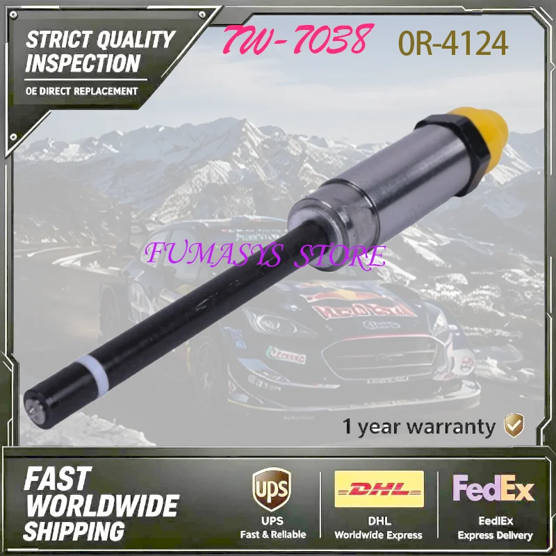 1PC 7W-7038 0R-4124  7W7038 0R412 Diesel Fuel Injector Nozzle for Caterpillar Cat  3306 3306B D6H D6D D6R D6H XL D6H XR Tractor