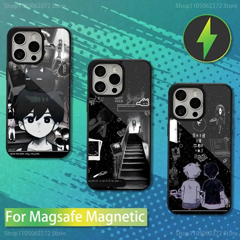 

Game Emotion O-Omori Hot Phone Case For iPhone 16,15,14,13,12,11,Pro,Max,Plus,Mini,Magsafe,Magnetic Wireless Charging Case