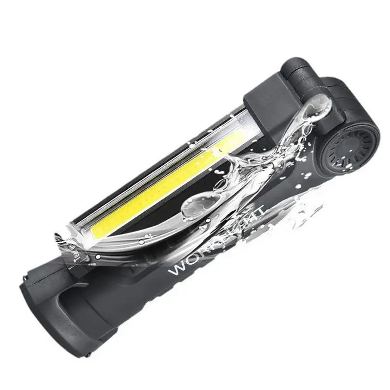 

Work Light Flashlight Rechargeable LED Light Grill Light Magnetic Flash Light Powerful LED Flashlight For Camping Home Foldable