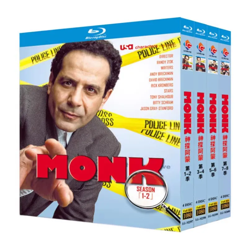 

Monk Season 1-8 Blu-ray Disc