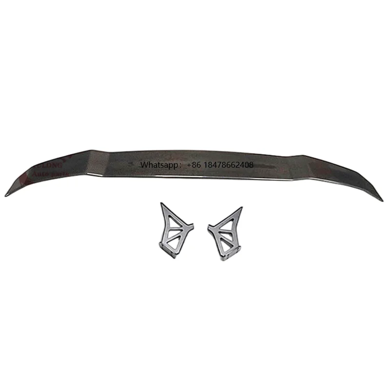 

Vors Style Dry Carbon Fiber Rear Spoiler Rear Wing for Huracan LP580 LP610 Dry Carbon Fiber Trunk Spoiler