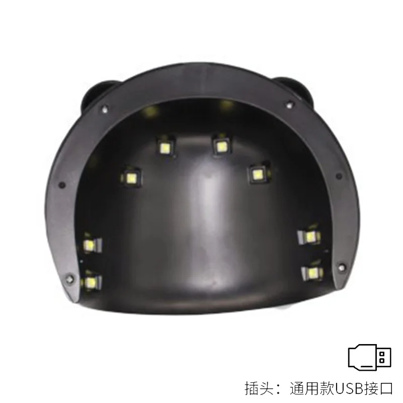 عبر الحدود الباندا مانيكير ضوء 36 واط المزدوج مصدر الضوء آلة العلاج بالضوء الإبداعية مسمار الخبز ضوء uvled مانيكير علاج لي