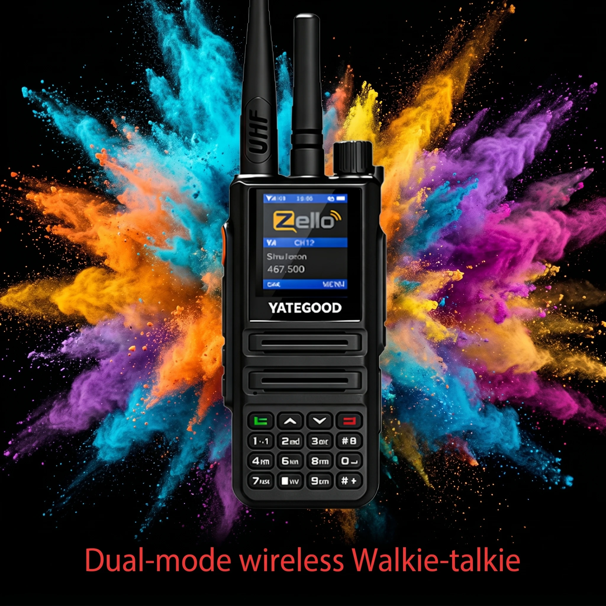 YATEGOOD G889 ZELLO 5000KM GPS Walkie Talkie Long Range Global PTT 4G POC Radio100km