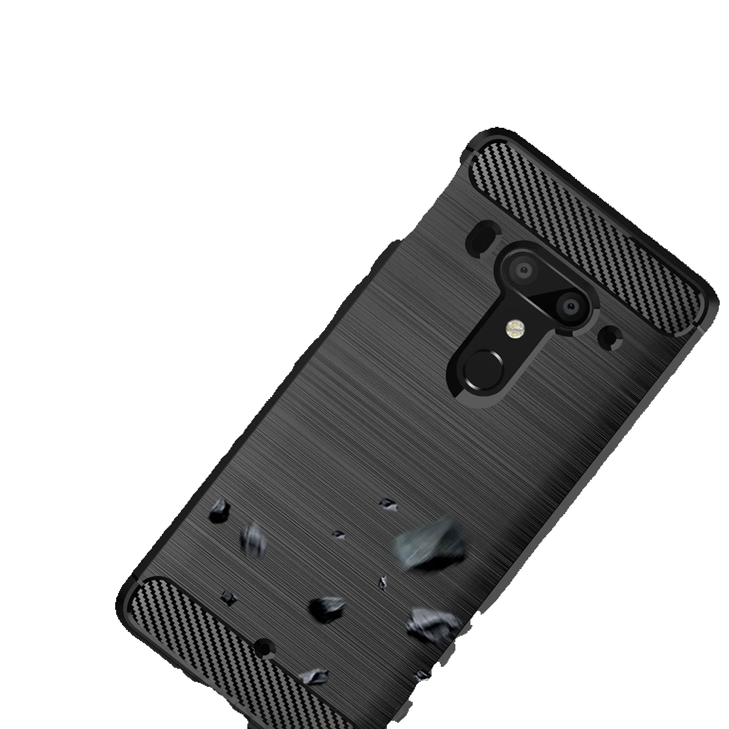 Shockproof Mobile Shell For HTC U12 Plus U12+ Fashion Cabon Fiber Case For Htc U12plUs U12 + Anti-fall Soft Phone Cover