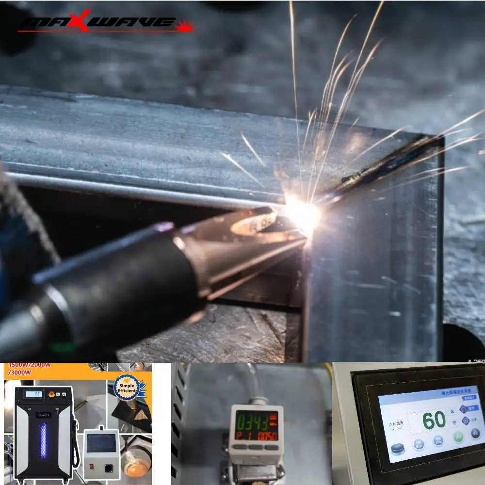 

Handheld Automatic Laser Welder 1kw 1.5kw 2kw 3kw Laser Welder Cutting Machine Welding Cutting Descaling Cleaning Multifunction