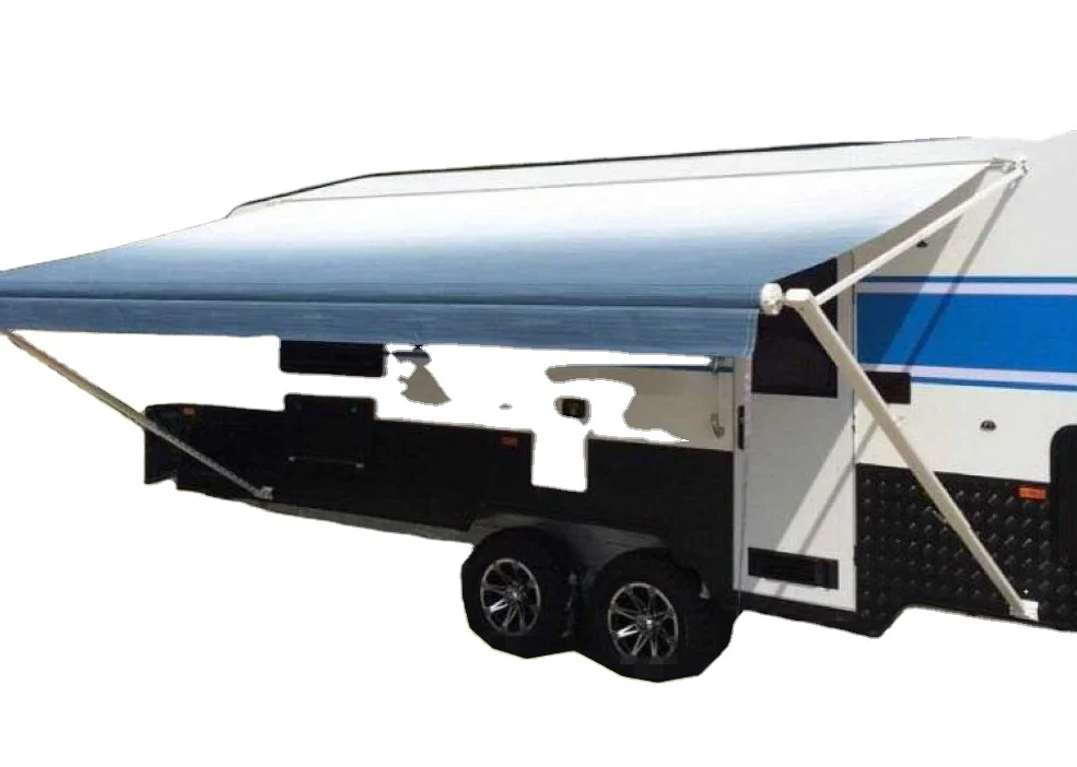 Full Cassette Retractable RV Trailer Awning Automatic Control System Competitive Aluminum Shade Outdoor Retract Awning