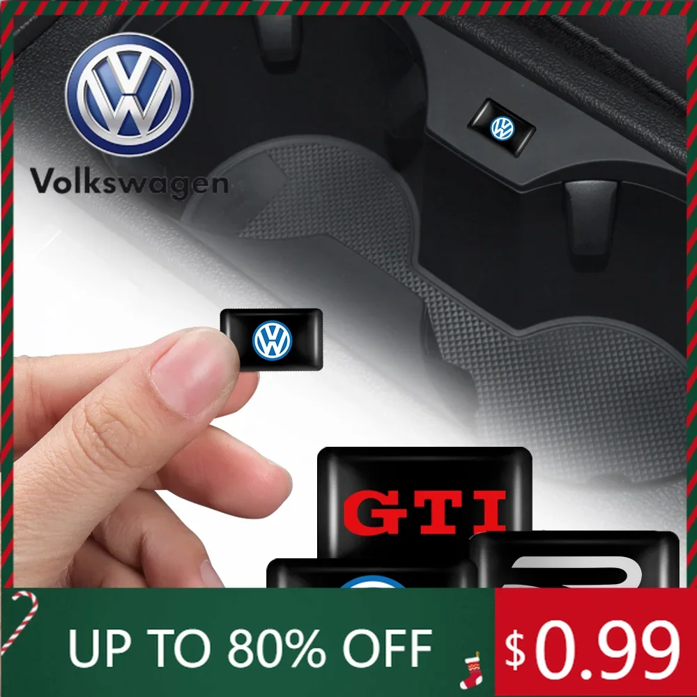 

For VW Volkswagen Jetta MK5 Golf Car Styling Steering Wheel Decoration Sticker 3D Epoxy Auto Interior Decals For Volkswagen R Go
