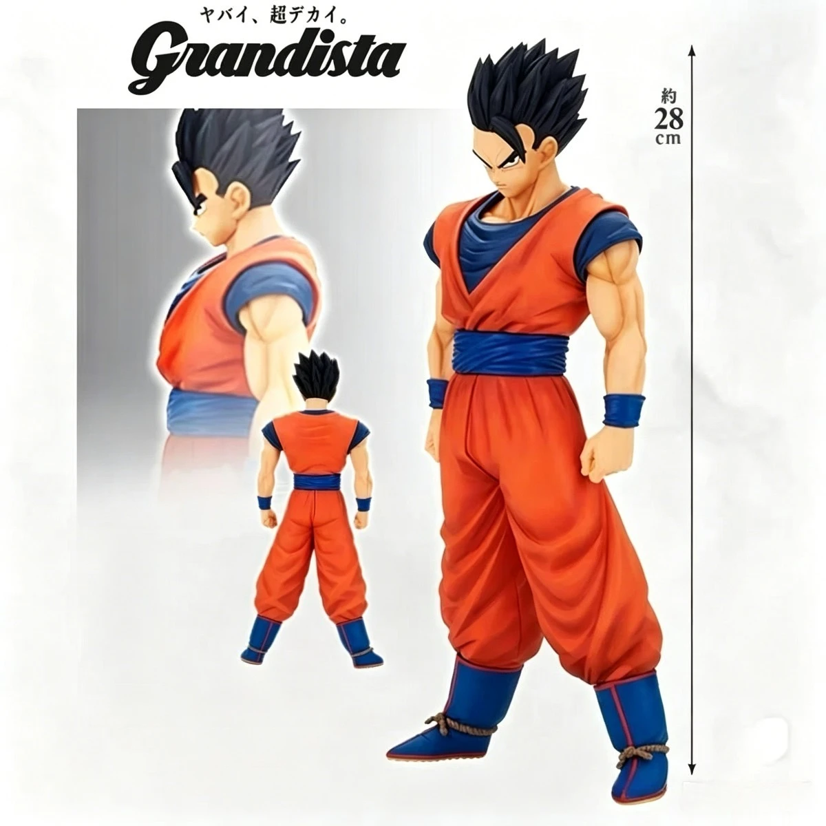 

In Stock Original Genuine Banpresto Dragon Ball Z Grandista Gros 28cm Son Gohan Anime Model Toys for Boys Gifts Original Box