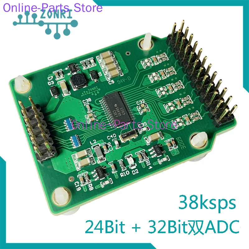 

ADS1263 32Bit high-precision ADC module/24Bit+32Bit dual ADC/analog-to-digital conversion 38.4ksps