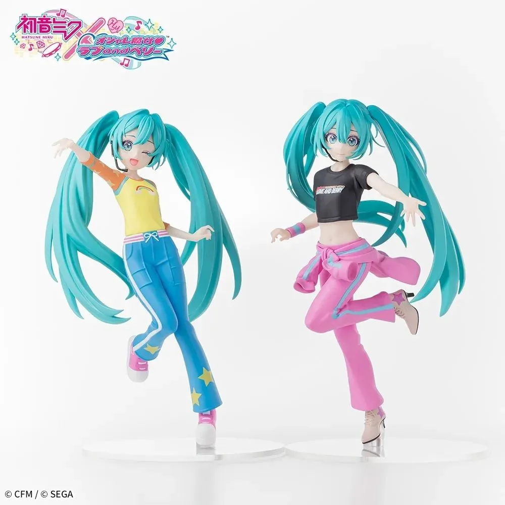 

Judai Original SEGA DDC Vocaloid Hatsune Miku Love and Berry Costume Desktop x Decorate PVC Action Figure Model Toys