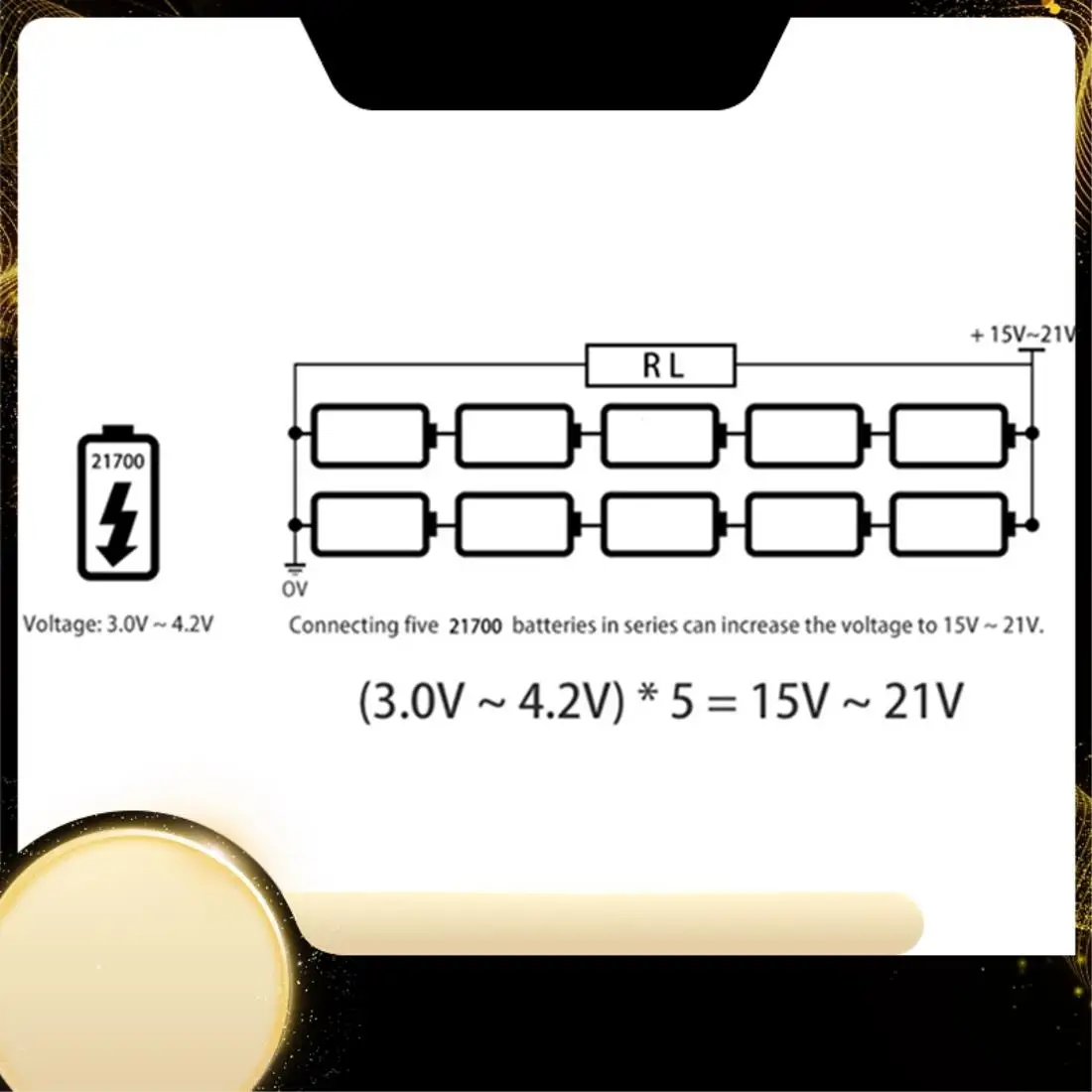 

2 Pcs Suitable For DCB200 20V10 Core 21700 Electric Core Power Tool Plastic Shell Protection Board