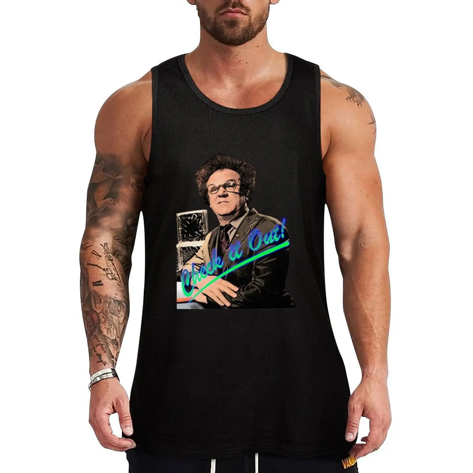 

dr steve brule Tank Top Athletic Gym Tank Top Sleeveless Quick Dry Training