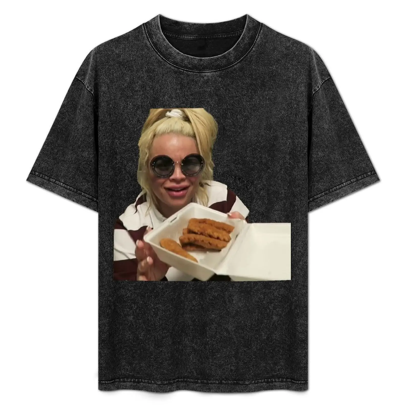 

Trisha Paytas Chicken Nuggets T-Shirt vintage anime shirt vintage graphic tee cheap stuff mens designer t shirt
