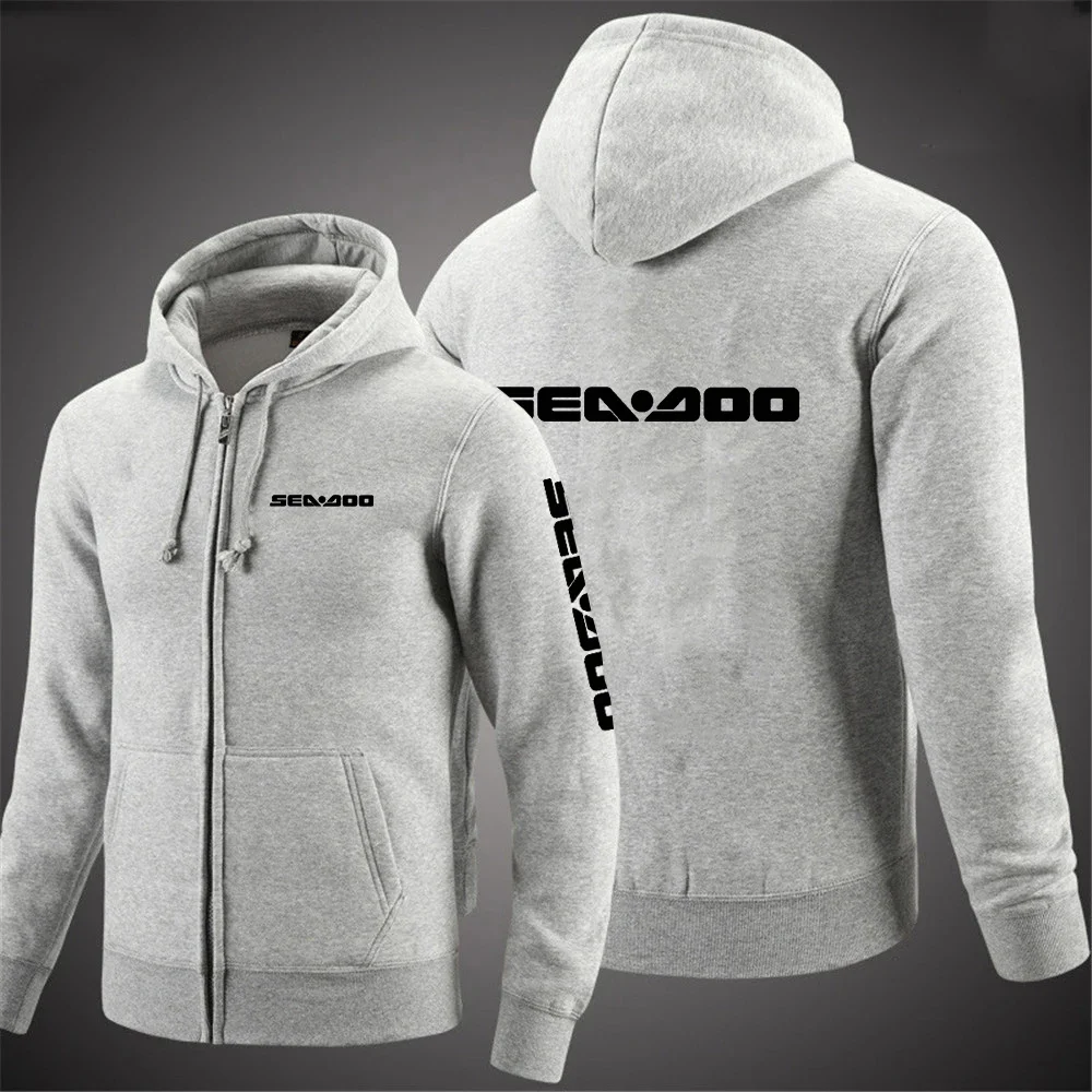 NONE Sea Doo Moto Zip Hoodie Solid 5