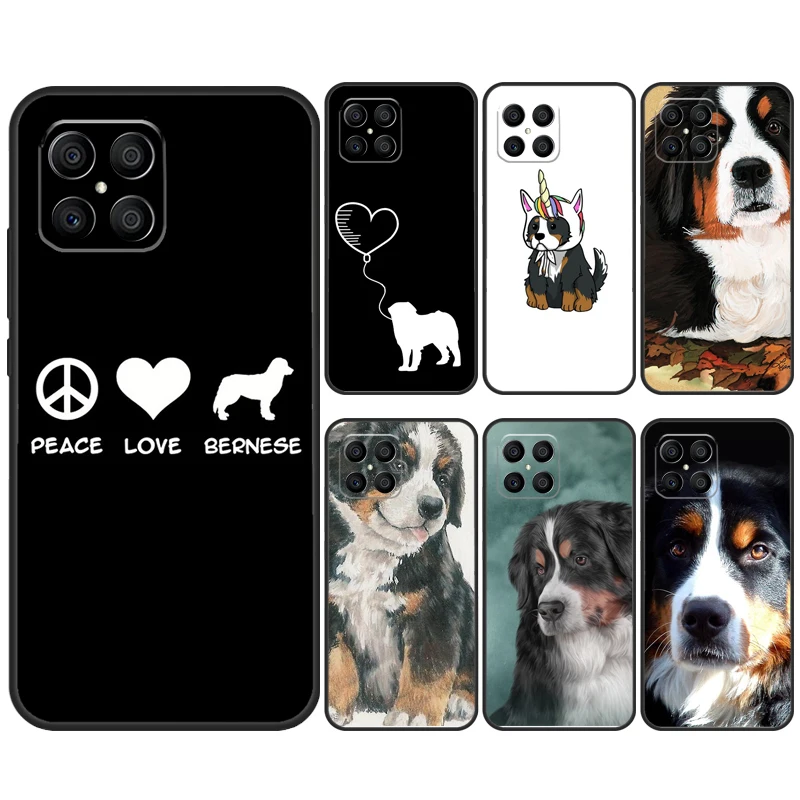 Funny Bernese Mountain Dog Case For Samsung Galaxy M33 M53 M13 M23 M21 M31 M51 M30s M20 M14 M34 M54 M55 M12 M32 M52