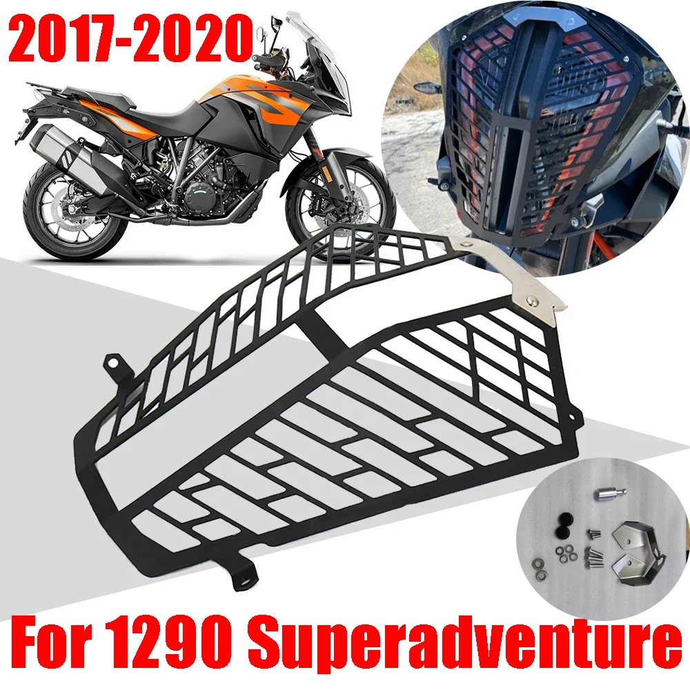 

For KTM 1290 Super Adventure S R T Superadventure ADV 2017 - 2020 Accessories Headlight Protective Cover Guard Grill Protector