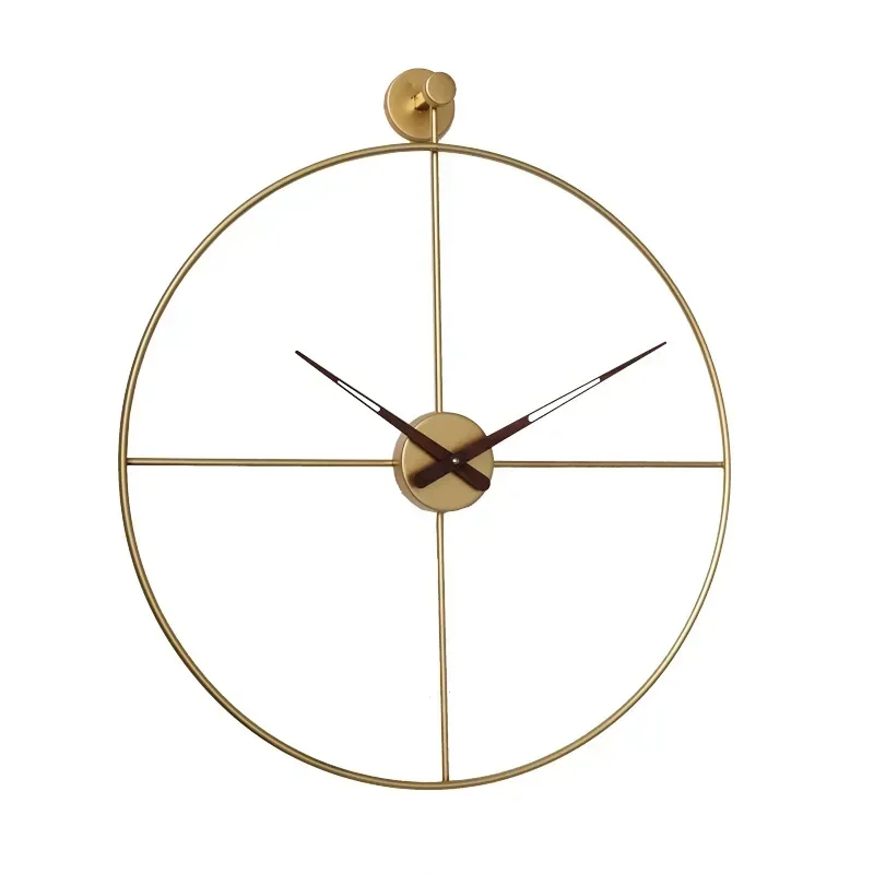 Oversized Mirror Wall Clock for Living Room, Creative Art Clock, Home DIY Personality Fashion, Simple Mirror, 1m