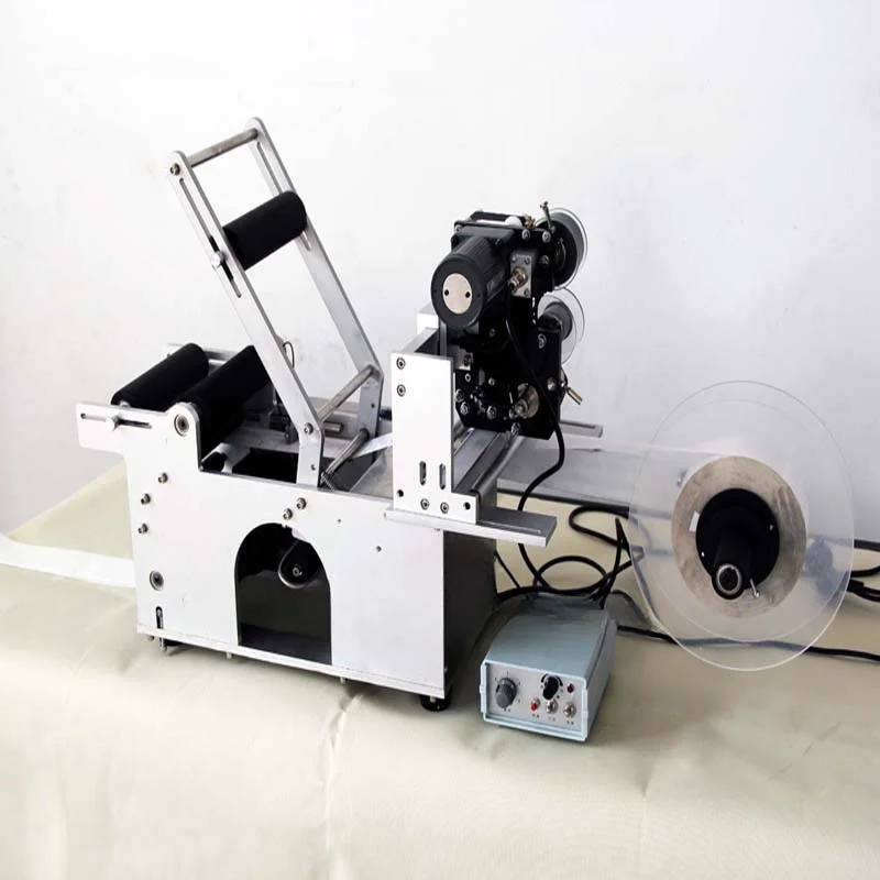 

For LT-50D Semi-Automatic Round Bottle Labeling Machine Labeler with Date Printer Label Printing Machine