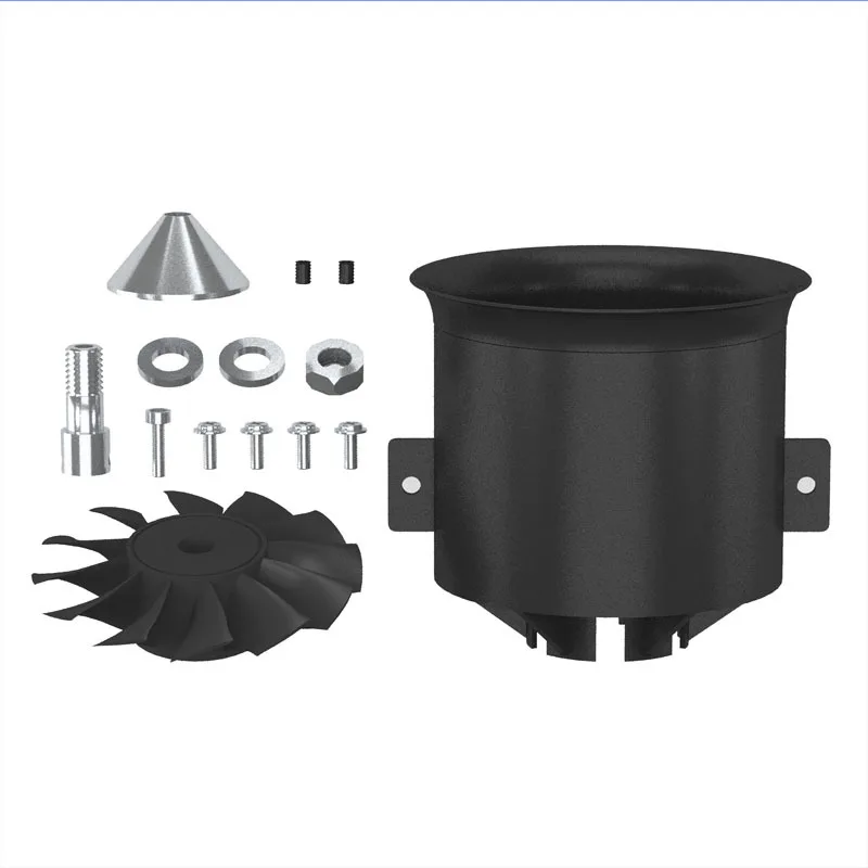 

Air duct model aircraft EDF70 12-blade propeller CW CCW aerial photography drone aircraft duct including accessories