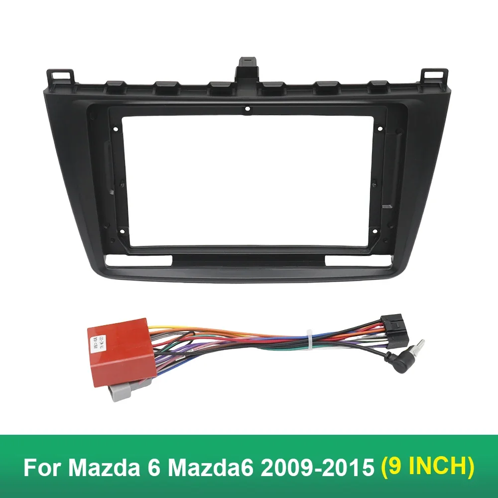 

Car Audio Fascia Frame9 Inch Adapter for Mazda 6 Mazda6 2009-2015 Android Radio Dash Fitting Panel Kit