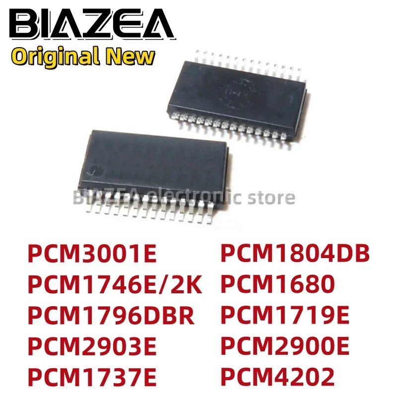 1piece PCM3001E PCM1746E/2K PCM1796DBR PCM2903E PCM1737E PCM1804DB PCM1680 PCM1719E PCM2900E PCM4202 SSOP28