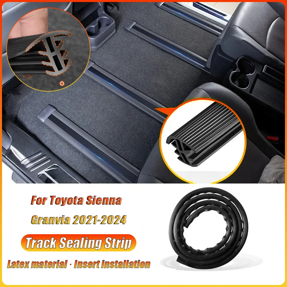 

3-метровая резиновая лента для Toyota Sienna Granvia 2021-2024, внутренняя уплотнительная лента, антишумовая модификация, внутренние детали