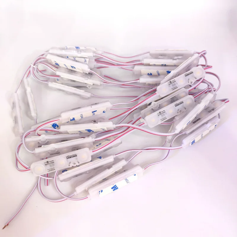 LED Module lighting SMD 5730 3 LEDs IP65 waterproof white warm white DC 12V Advertising Light Led Sign Backlight light