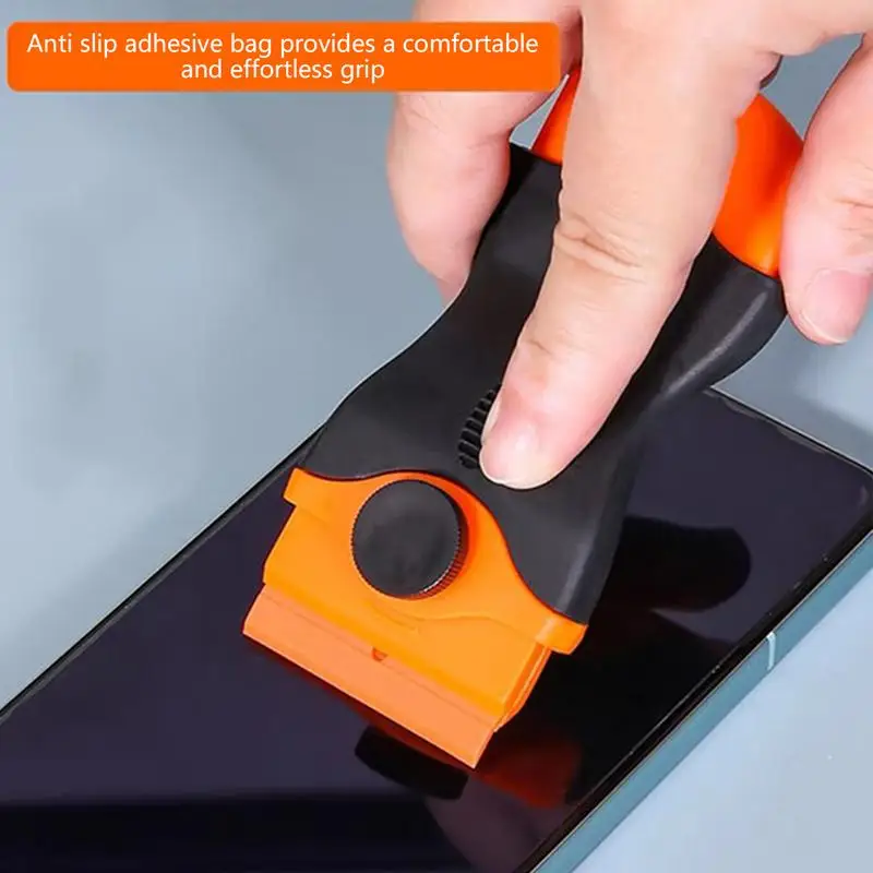 Windshield Sticker Scraper Sticker Remover Tool Floor Seam Cleaning Tools For Car Windshield Advertising Glass Sticker Removal